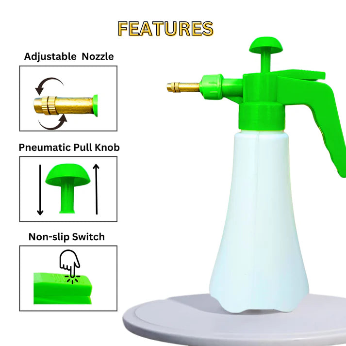 Handheld Pressure Water Sprayer Bottle (1 Ltr)