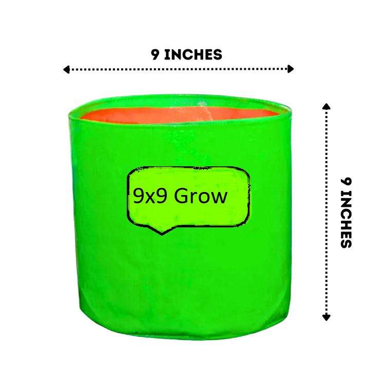 9x9 Inch  HDPE Grow Bag  Budget-Friendly for Seasonal Gardening
