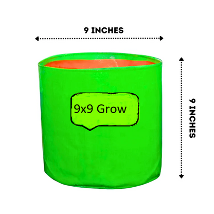 9x9 Inch  HDPE Grow Bag  Budget-Friendly for Seasonal Gardening
