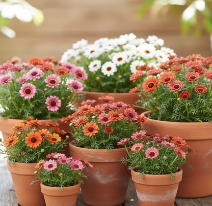 chryasanthemum carinatum mix seeds 180-200 seeds (Guldaudi/ Chandra Mallika/गुलदाउदी के बीज)