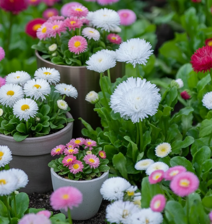 Daisy Double Mix Seeds (250-300seeds)