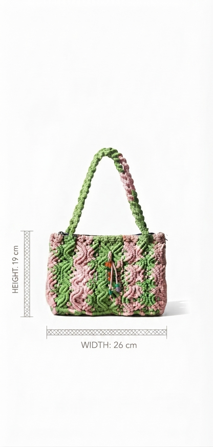 Handmade macram bag-small