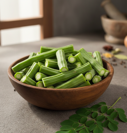 Moringa Drumstick Seeds (Saijan) - 6-8 Seeds)