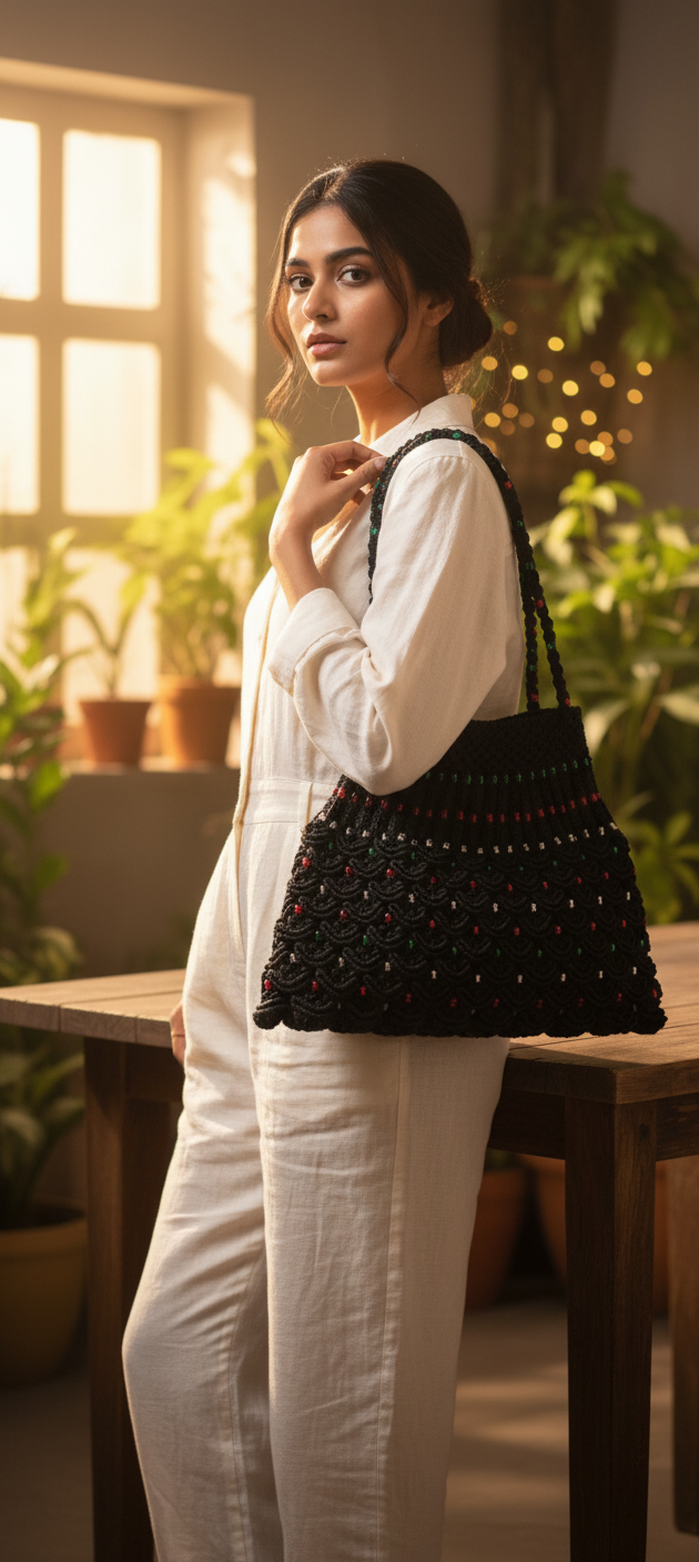 Handmade Macramé Bag