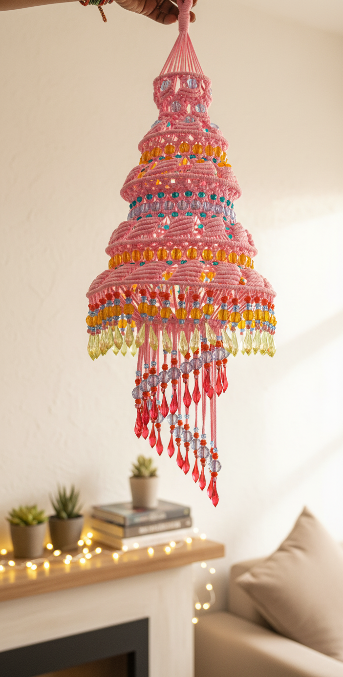 Handmade Macramé Jhumar / Hanging Décor