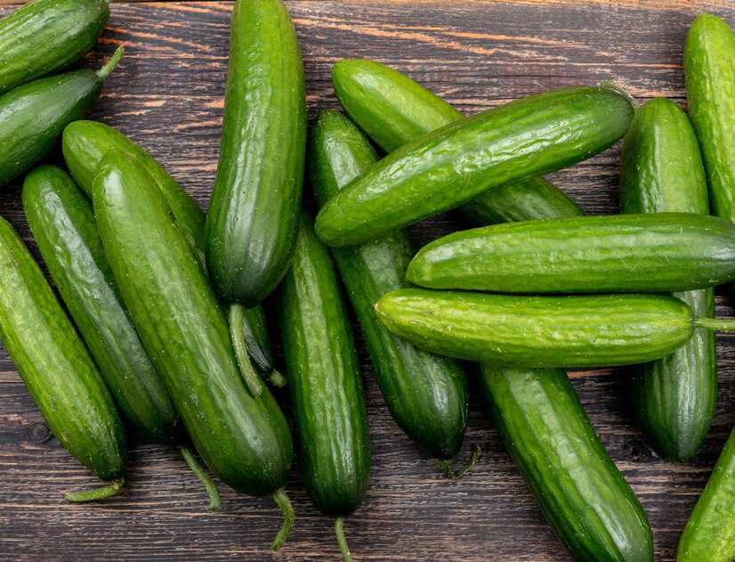 Green Cucumber Seeds Long (हरी खीरा) | Vegetable Seeds(30-35 seeds)
